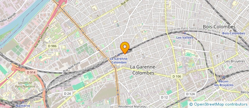 localisation de l'entreprise TOUS SERVICES à LA GARENNE-COLOMBES