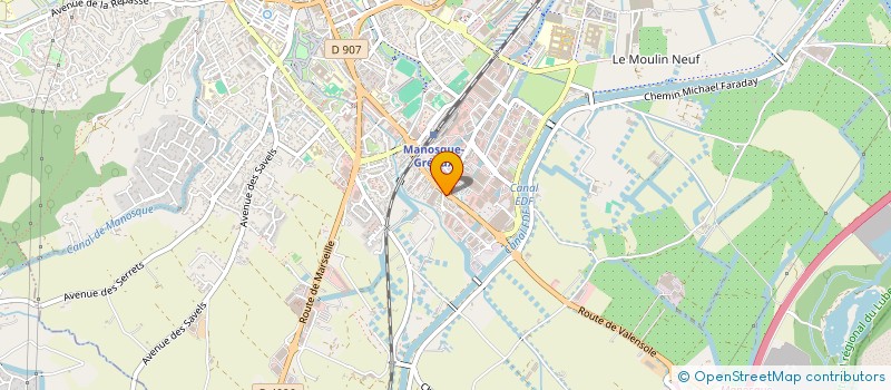 localisation de l'entreprise TOUS SERVICES à MANOSQUE