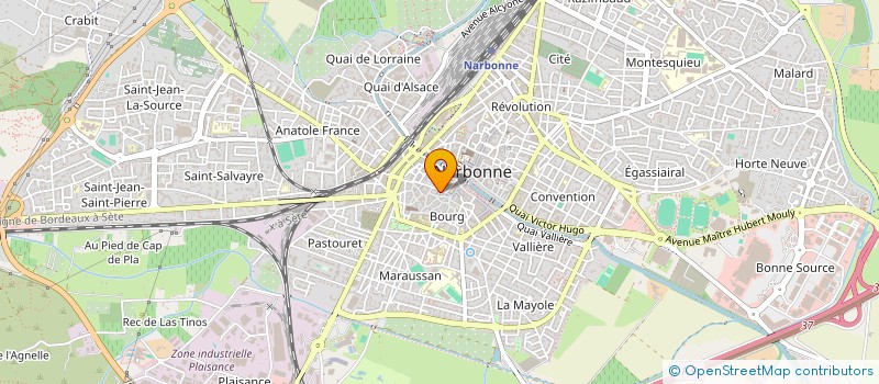 localisation de l'entreprise TOUS SERVICES à NARBONNE