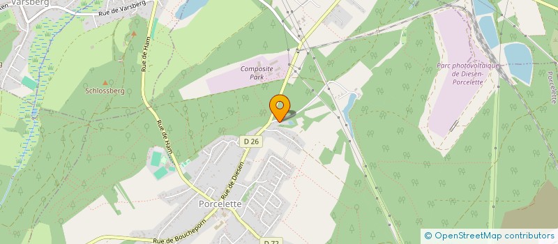 localisation de l'entreprise TOUS SERVICES  PORCELETTE