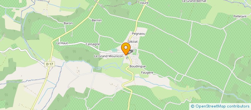 localisation de l'entreprise TOUS SERVICES AGRICOLES à RUCH