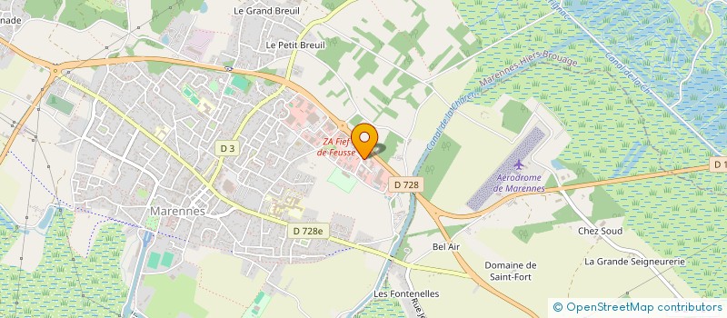 localisation de l'entreprise TOUS SERVICES AUTOMOBILES à MARENNES-HIERS-BROUAGE