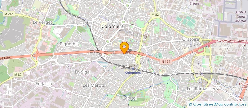 localisation de l'entreprise TOUS SERVICES AUTOMOBILES à COLOMIERS