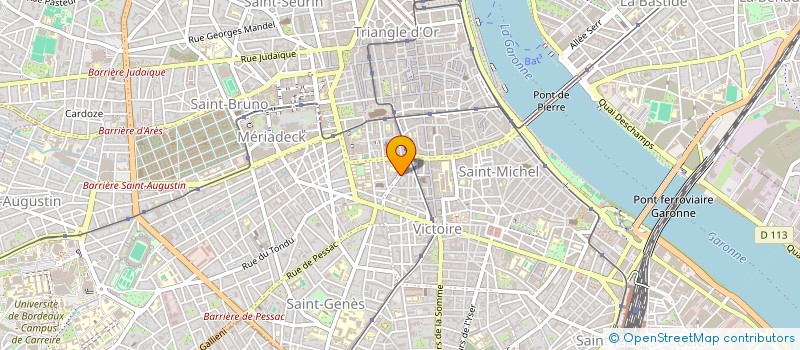 localisation de l'entreprise TOUS SERVICES IMMOBILIERS à BORDEAUX