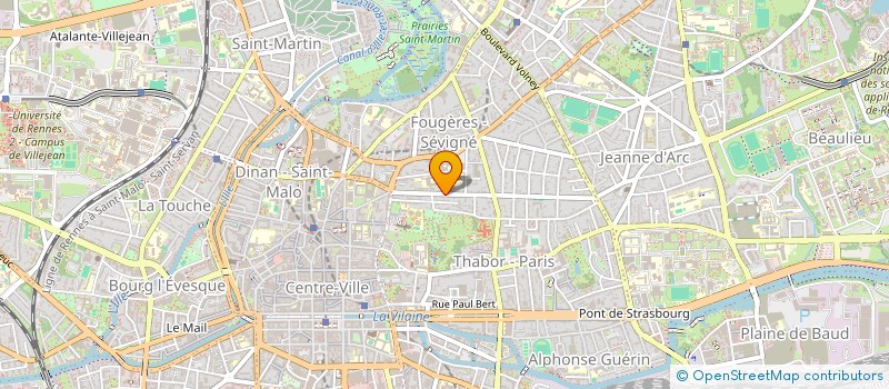 localisation de l'entreprise TOUS SERVICES IMMOBILIERS à RENNES