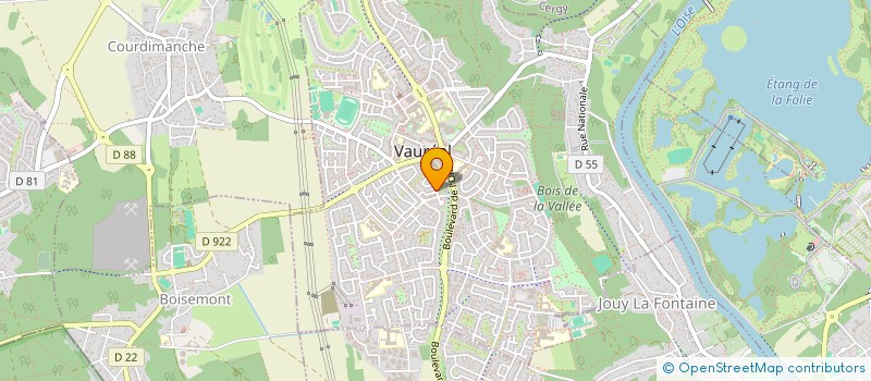 localisation de l'entreprise TOUS SOLIDAIRES HABITAT  COURDIMANCHE