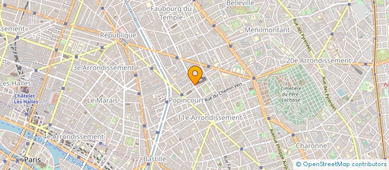 localisation de l'entreprise TOUS TEXTILES TOUTES ALIMENTA TOUS MATER à PARIS
