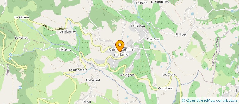 localisation de l'entreprise TOUS TRAITEMENT COUVERTURES CHARPENTES à SAINT-ROMAIN-EN-JAREZ