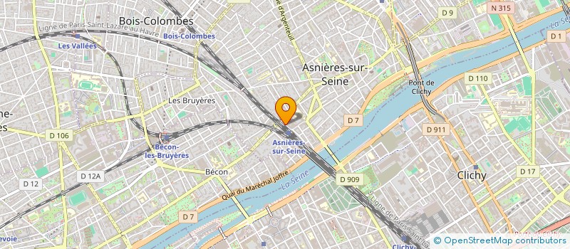 localisation de l'entreprise TOUS TRANSPORTS ET COMMERCES à ASNIERES-SUR-SEINE
