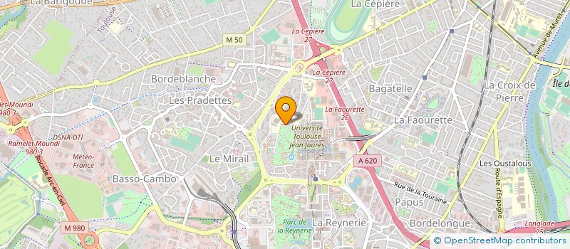 localisation de l'entreprise TOUS TRANSPORTS EXPRESS à TOULOUSE