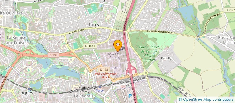 localisation de l'entreprise TOUS TRANSPORTS LOGISTIQUE MODE à TORCY
