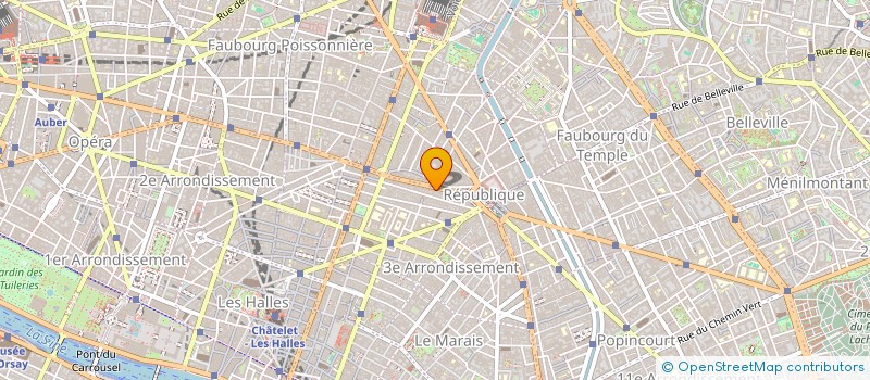 localisation de l'entreprise TOUS TRAVAUX BATIMENT à PARIS