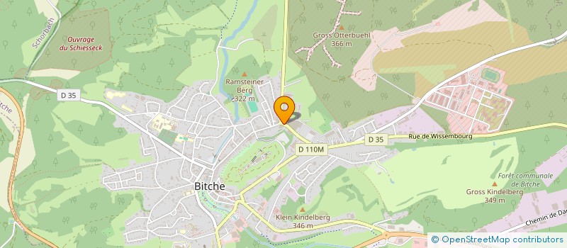 localisation de l'entreprise TOUS TRAVAUX BATIMENTS  BITCHE