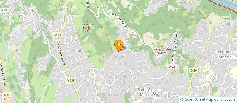 localisation de l'entreprise TOUS TRAVAUX CUISINES à SAINT CYR AU MONT D'OR