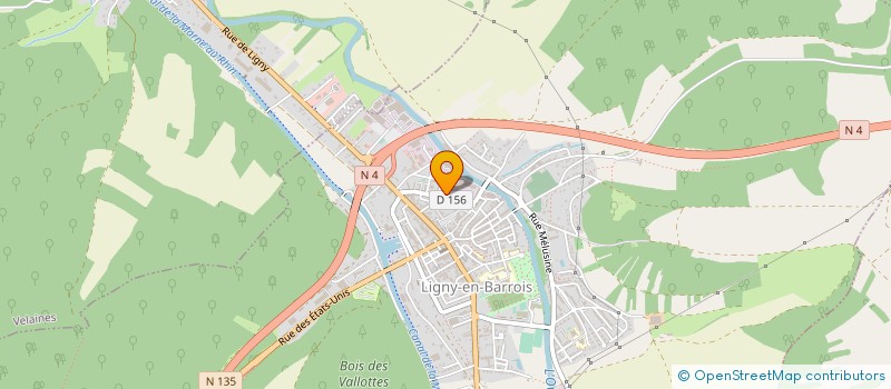 localisation de l'entreprise TOUS TRAVAUX DE BATIMENT à LIGNY-EN-BARROIS