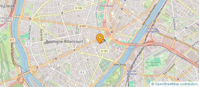 localisation de l'entreprise TOUS TRAVAUX DE BATIMENT à BOULOGNE-BILLANCOURT