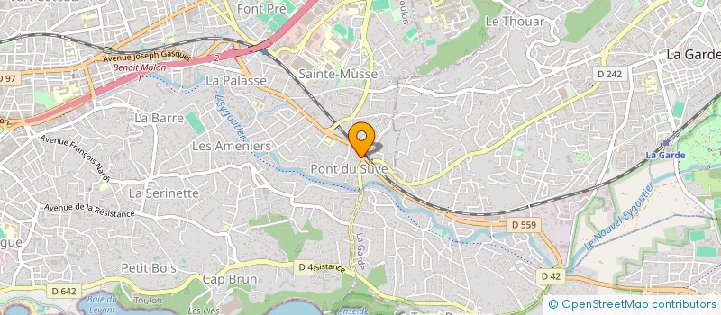 localisation de l'entreprise TOUS TRAVAUX DE MACONNERIE à TOULON
