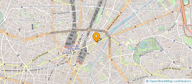 localisation de l'entreprise TOUS TRAVAUX DE RENOVATION ET DE BATIMENT  PARIS