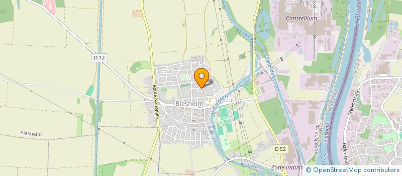 localisation de l'entreprise TOUS TRAVAUX DU BATIMENT  VOLGELSHEIM