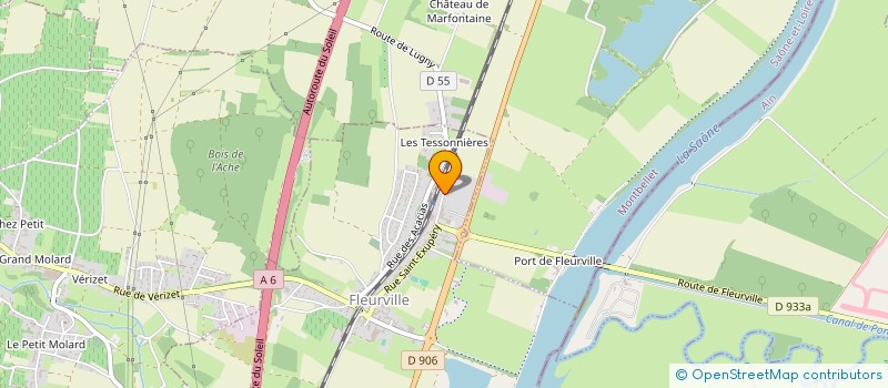 localisation de l'entreprise TOUS TRAVAUX DU BATIMENT  FLEURVILLE