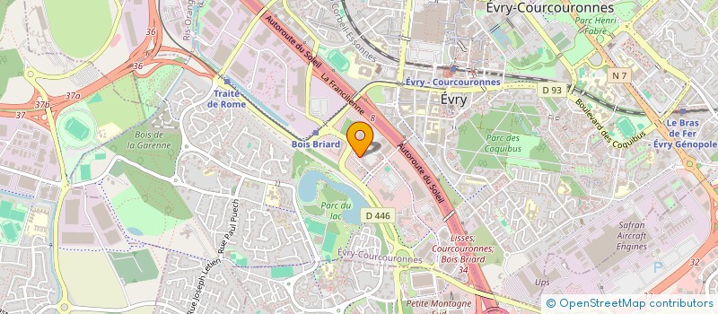 localisation de l'entreprise TOUS TRAVAUX ET SERVICES DE PROXIMITE à EVRY-COURCOURONNES