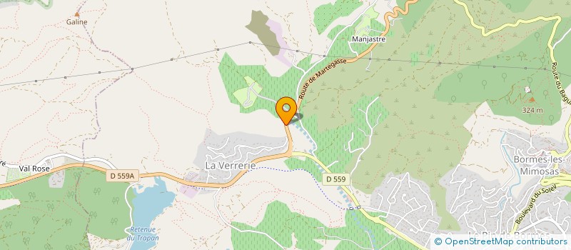 localisation de l'entreprise TOUS TRAVAUX INTERIEURS à BORMES-LES-MIMOSAS