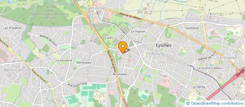 localisation de l'entreprise TOUS TRAVAUX MAISON ET SERRURERIE à EYSINES
