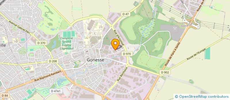 localisation de l'entreprise TOUS TRAVAUX MENUISERIE à GONESSE