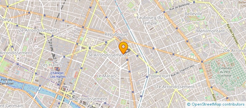 localisation de l'entreprise TOUS TRAVAUX PLOMBERIE à PARIS