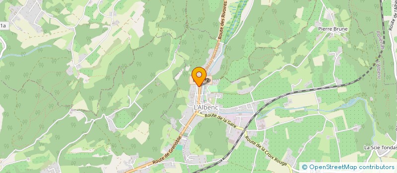 localisation de l'entreprise TOUS TRAVAUX RENOVATION  L'ALBENC