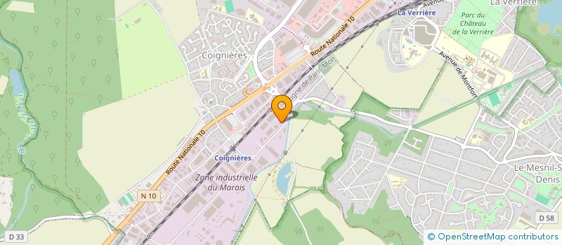 localisation de l'entreprise TOUS TRAVAUX REPARATION ENTRETIEN BAT à COIGNIERES