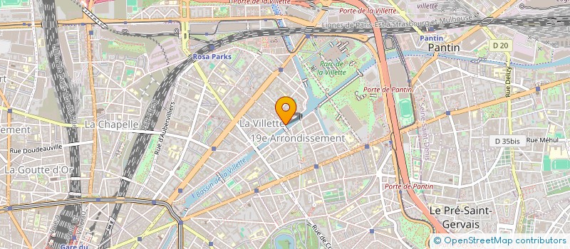 localisation de l'entreprise TOUS TYPES DE PRESTATIONS  PARIS