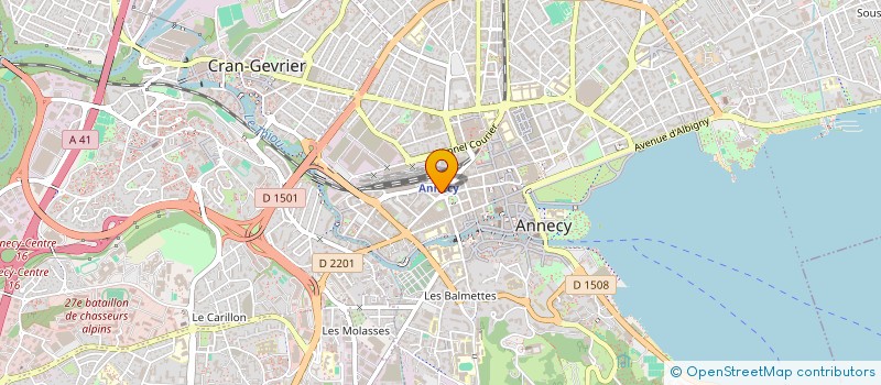 localisation de l'entreprise TOUS UN REVE 74  ANNECY