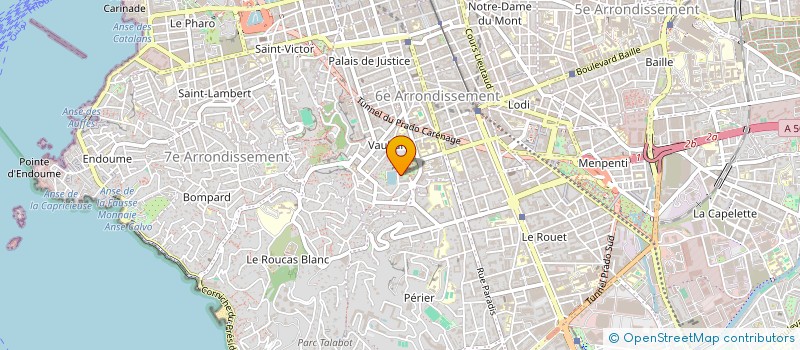 localisation de l'entreprise TOUS UNIE à MARSEILLE