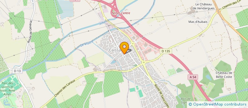 localisation de l'entreprise TOUS UNIS  CAISSARGUES