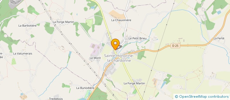 localisation de l'entreprise TOUS UNIS POUR AUDRAN à SAINTE-HONORINE-LA-CHARDONNE