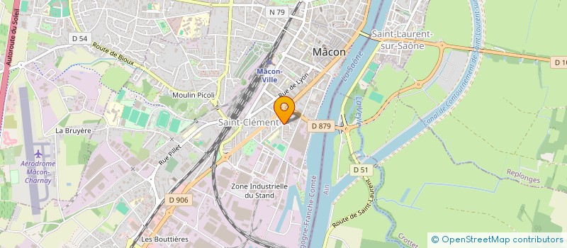 localisation de l'entreprise TOUS UNIS POUR UN SPORT SAIN à MACON