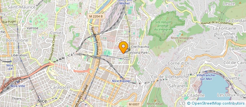 localisation de l'entreprise TOUS UNIS VERS à NICE