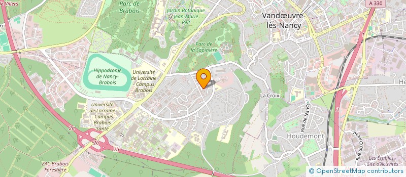 localisation de l'entreprise TOUS VANDOEUVRE  VANDUVRE-LES-NANCY