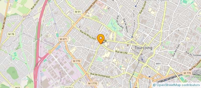 localisation de l'entreprise TOUS VEHICULES PRATIQUES à TOURCOING