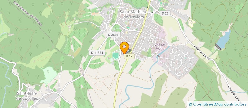 localisation de l'entreprise TOUS VOS SERVICES 34  SAINT-MATHIEU-DE-TREVIERS