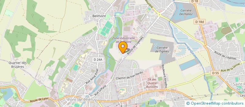 localisation de l'entreprise TOUSANIT  CHAVANOZ