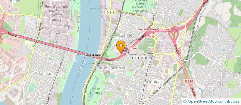 localisation de l'entreprise TOUSNOSCREDITS.COM  LORMONT