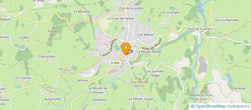localisation de l'entreprise TOUSPORTS à AUZANCES