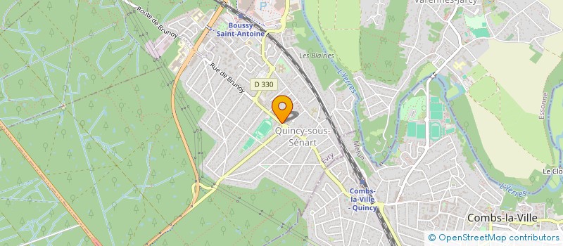 localisation de l'entreprise TOUSS VENT  QUINCY-SOUS-SENART