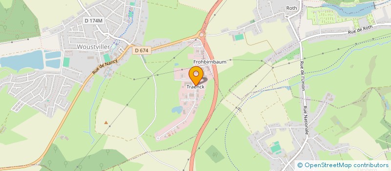 localisation de l'entreprise TOUSSAINT à WOUSTVILLER