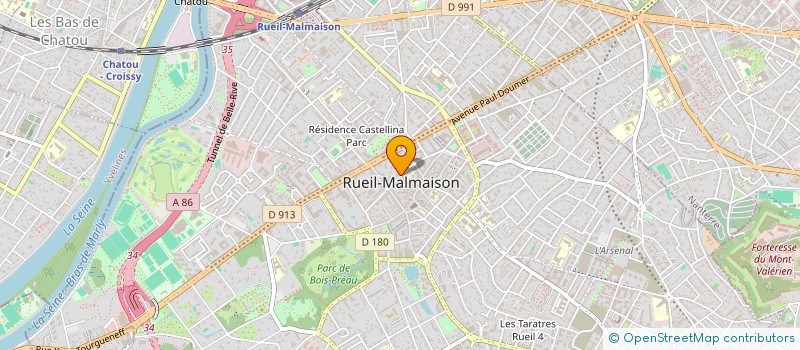 localisation de l'entreprise TOUSSAINT ANDRE à RUEIL-MALMAISON