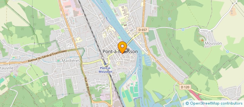 localisation de l'entreprise TOUSSAINT & TOUSSAINT  PONT-A-MOUSSON