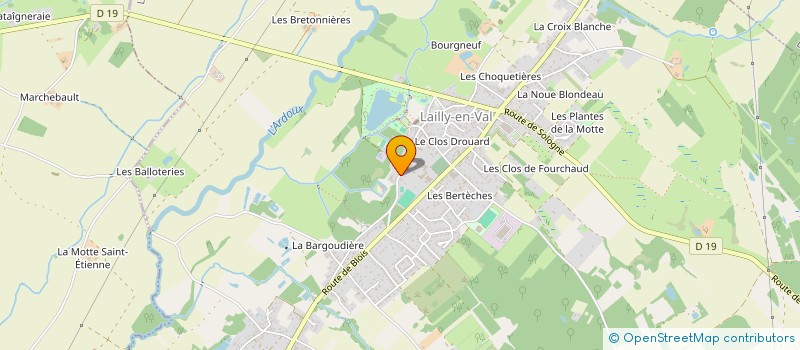 localisation de l'entreprise TOUSSILVER à LAILLY-EN-VAL