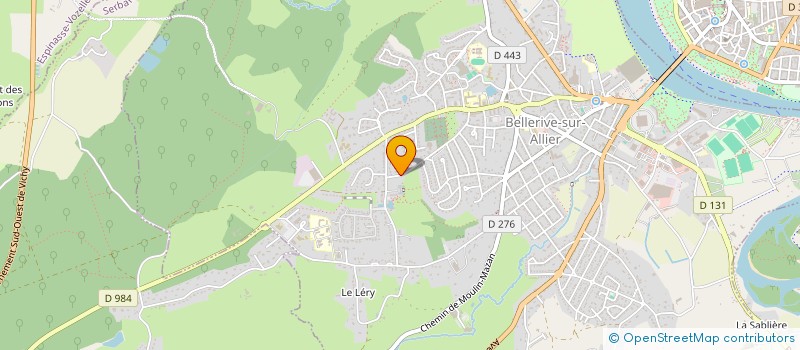 localisation de l'entreprise TOUSSOU  BELLERIVE-SUR-ALLIER